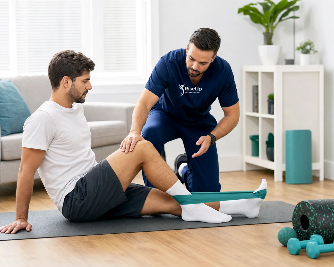 Sports injury rehabilitation physiotherapy at home