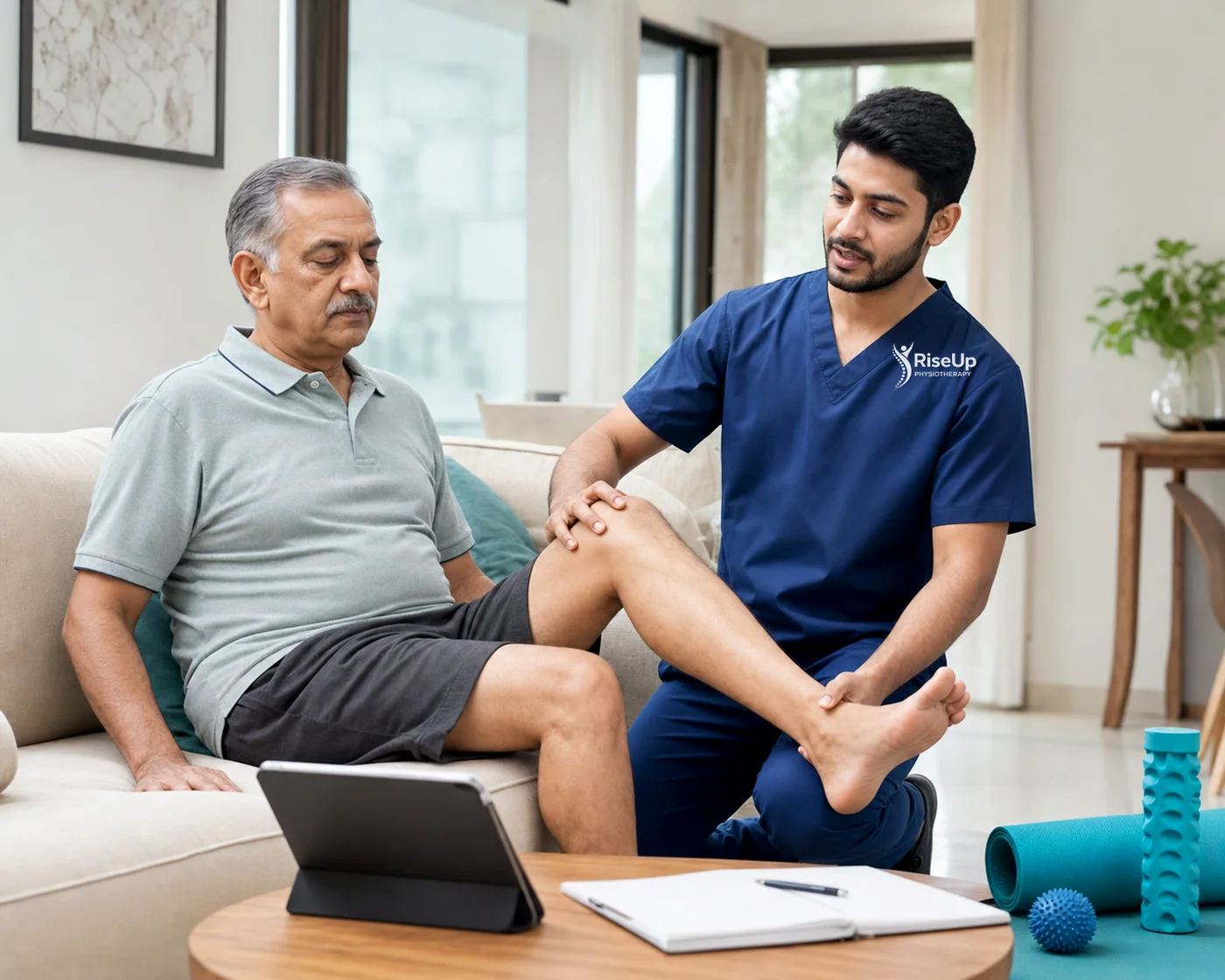 Home visit physiotherapy assessment by RiseUp Physiotherapy