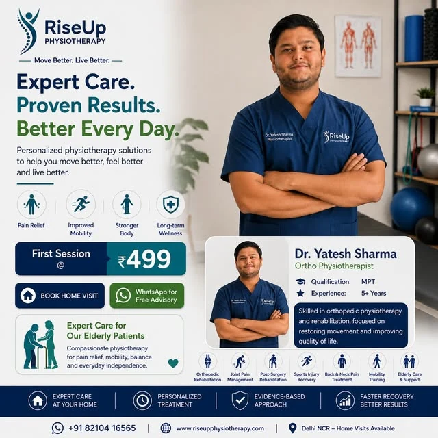 Instagram post introducing Dr Yatesh Sharma for orthopedic mobility care